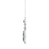 Medallion Pear Necklace