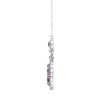 Medallion Pear Necklace