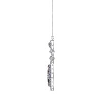 Medallion Pear Necklace