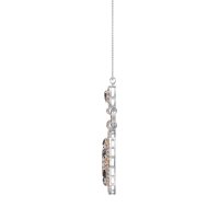 Medallion Pear Necklace