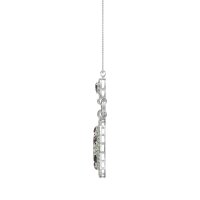 Medallion Pear Necklace