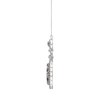 Medallion Pear Necklace