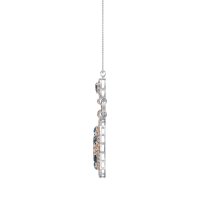 Medallion Pear Necklace