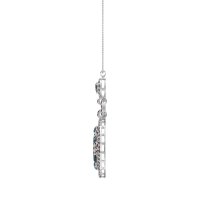 Medallion Pear Necklace