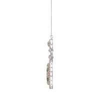 Medallion Pear Necklace