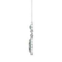 Medallion Pear Necklace