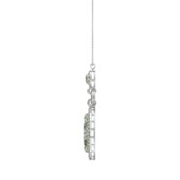 Medallion Pear Necklace