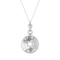 Medallion Pear Necklace