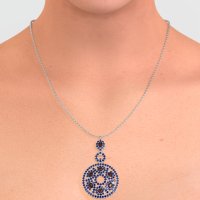 Medallion Pear Necklace