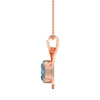 Twisted Infinity Oval Necklace