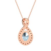 Twisted Infinity Oval Necklace