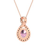 Twisted Infinity Oval Necklace