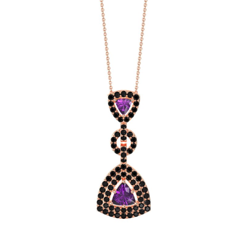 Studded Shovel Necklace