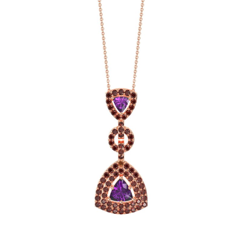 Studded Shovel Necklace