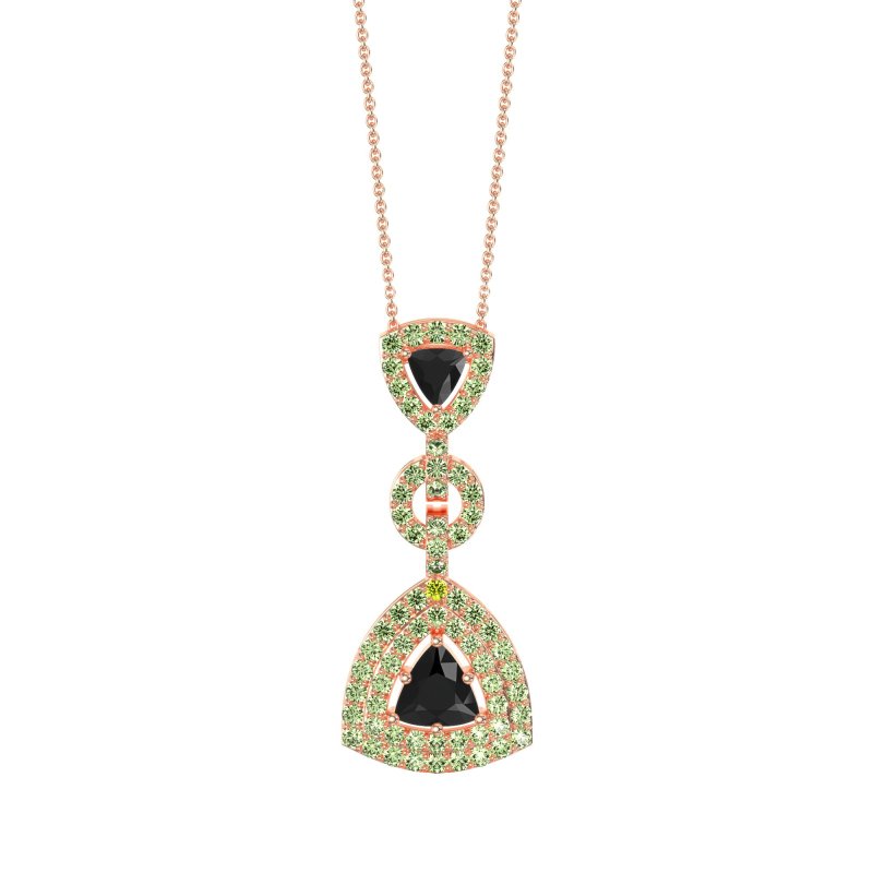 Studded Shovel Necklace