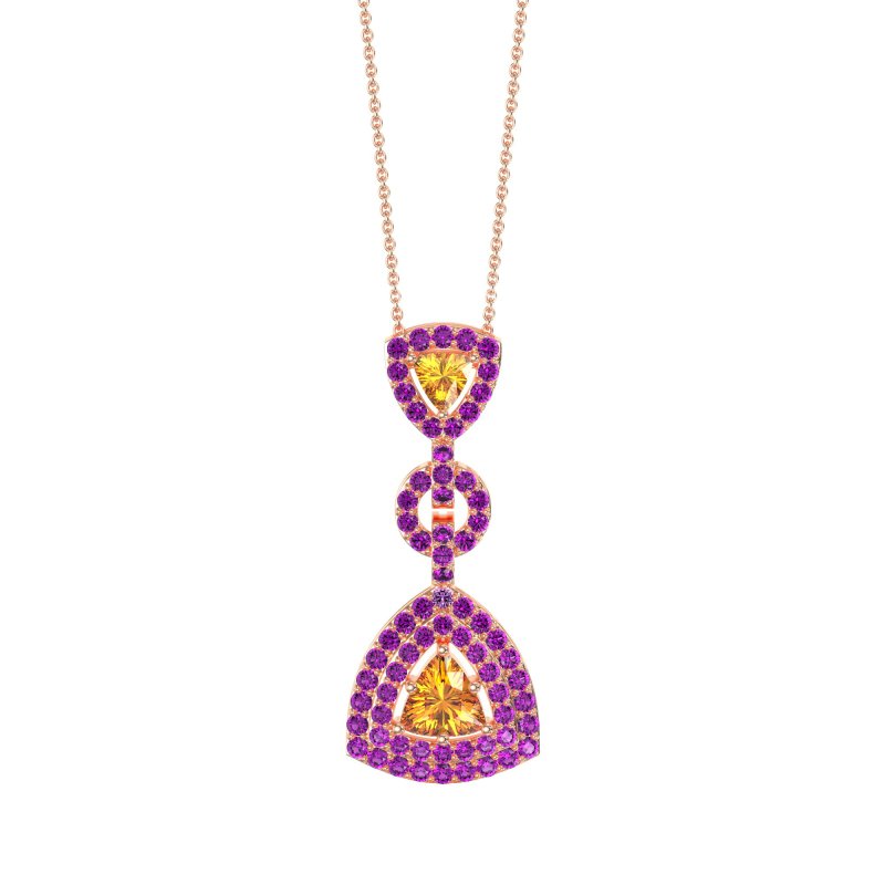 Studded Shovel Necklace