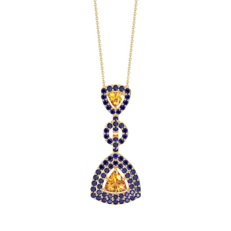 Studded Shovel Necklace