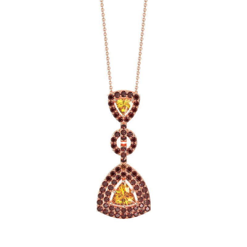 Studded Shovel Necklace