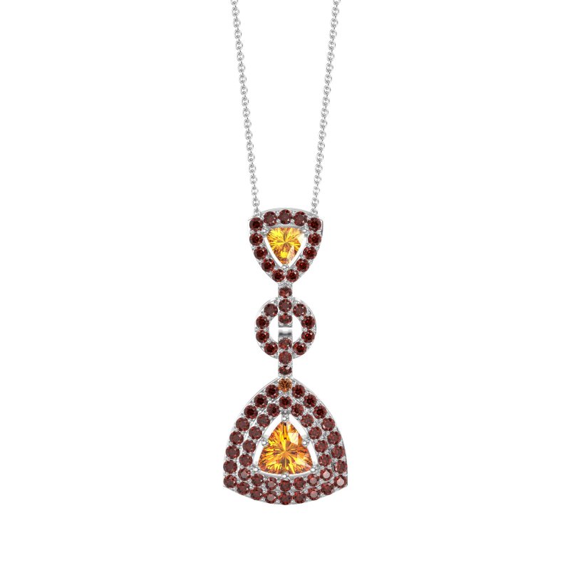 Studded Shovel Necklace