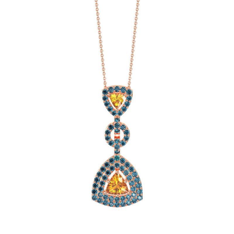 Studded Shovel Necklace