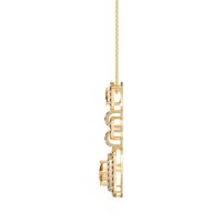 Studded Shovel Necklace