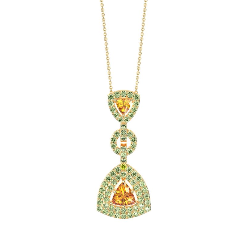 Studded Shovel Necklace