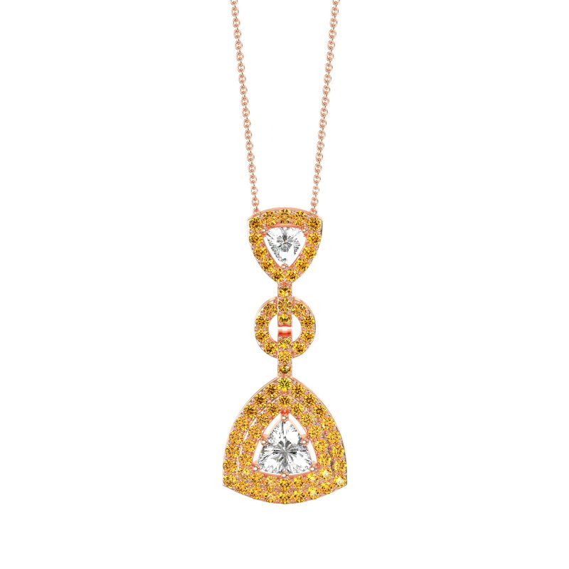 Studded Shovel Necklace