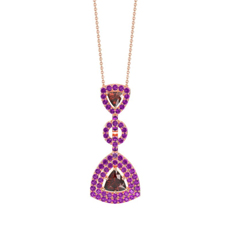 Studded Shovel Necklace