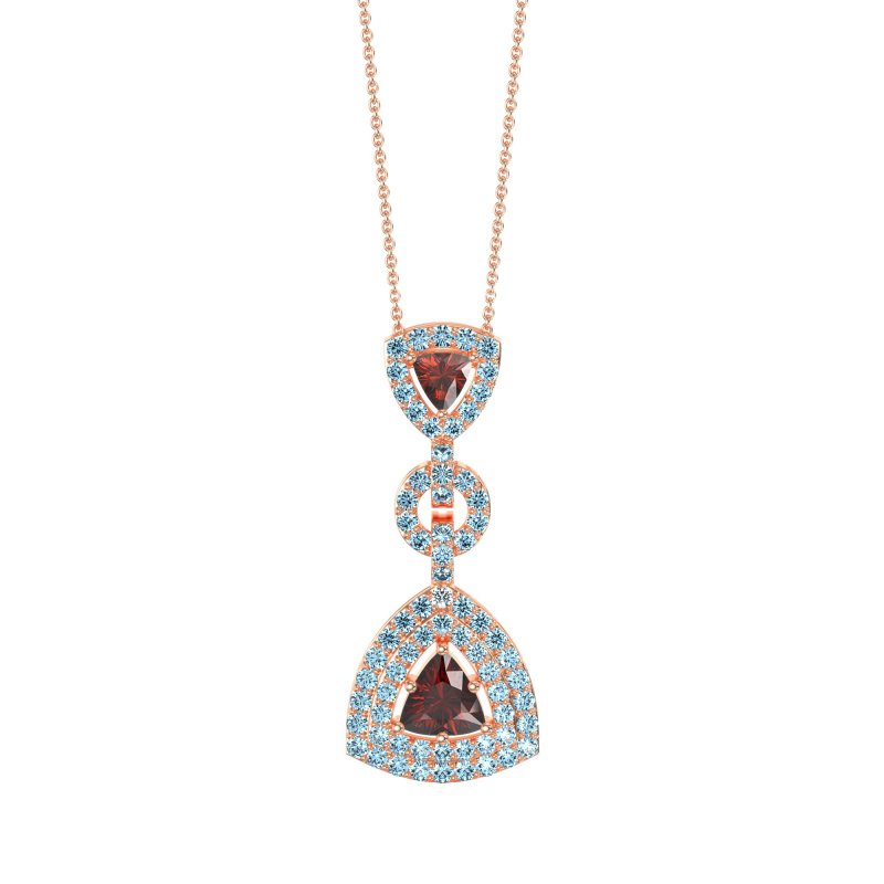 Studded Shovel Necklace