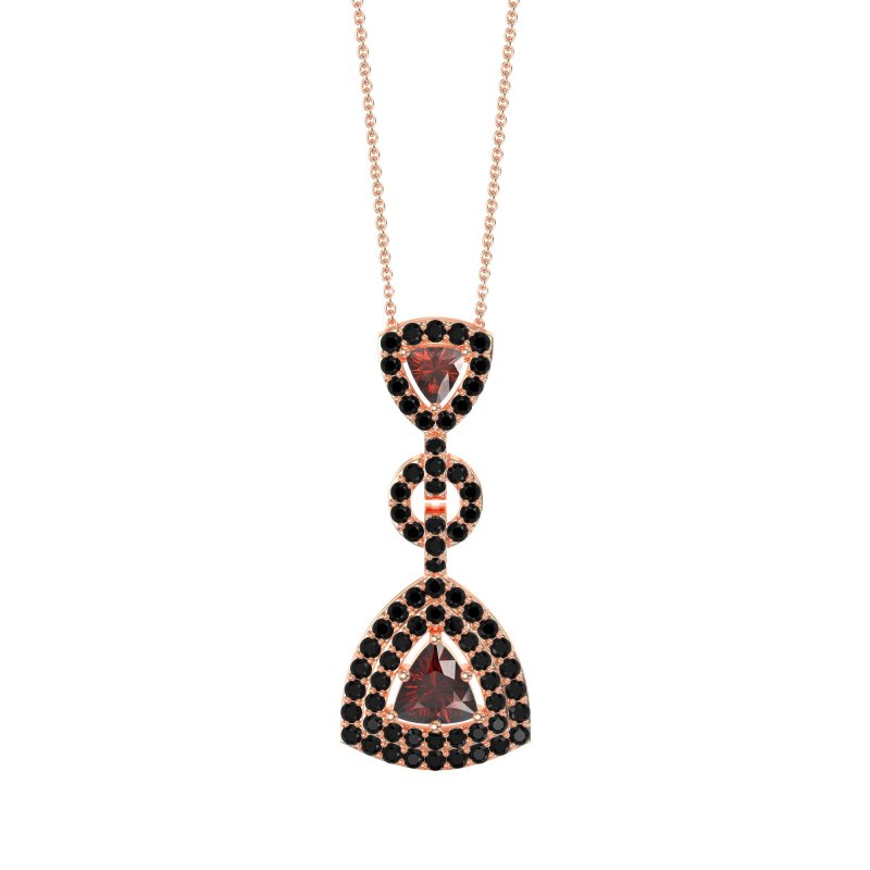Studded Shovel Necklace