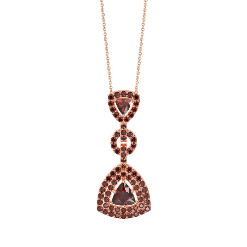 Studded Shovel Necklace