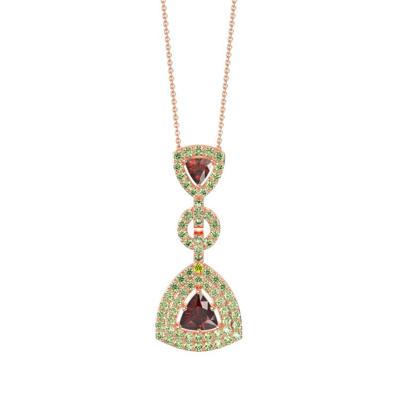Studded Shovel Necklace