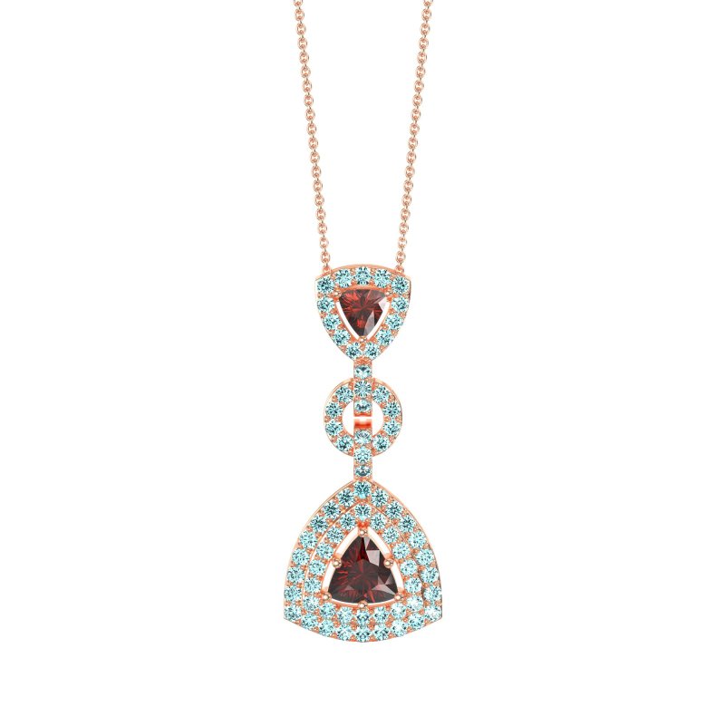 Studded Shovel Necklace