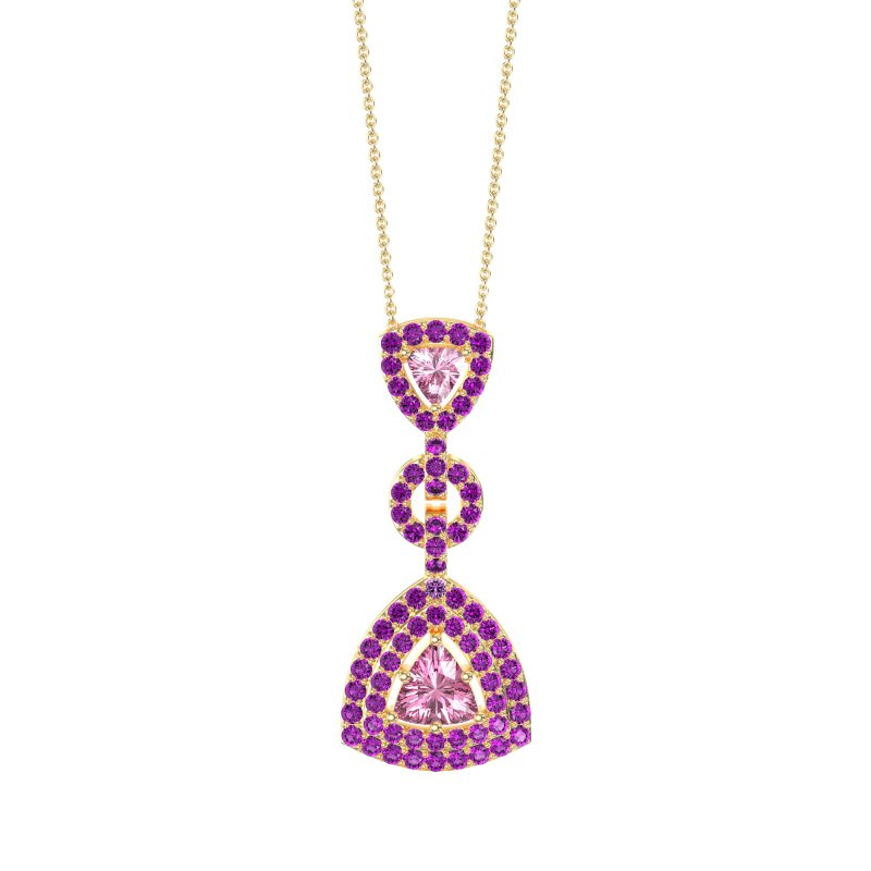 Studded Shovel Necklace