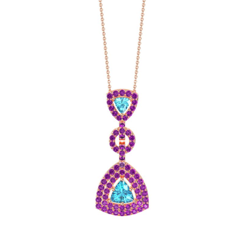 Studded Shovel Necklace