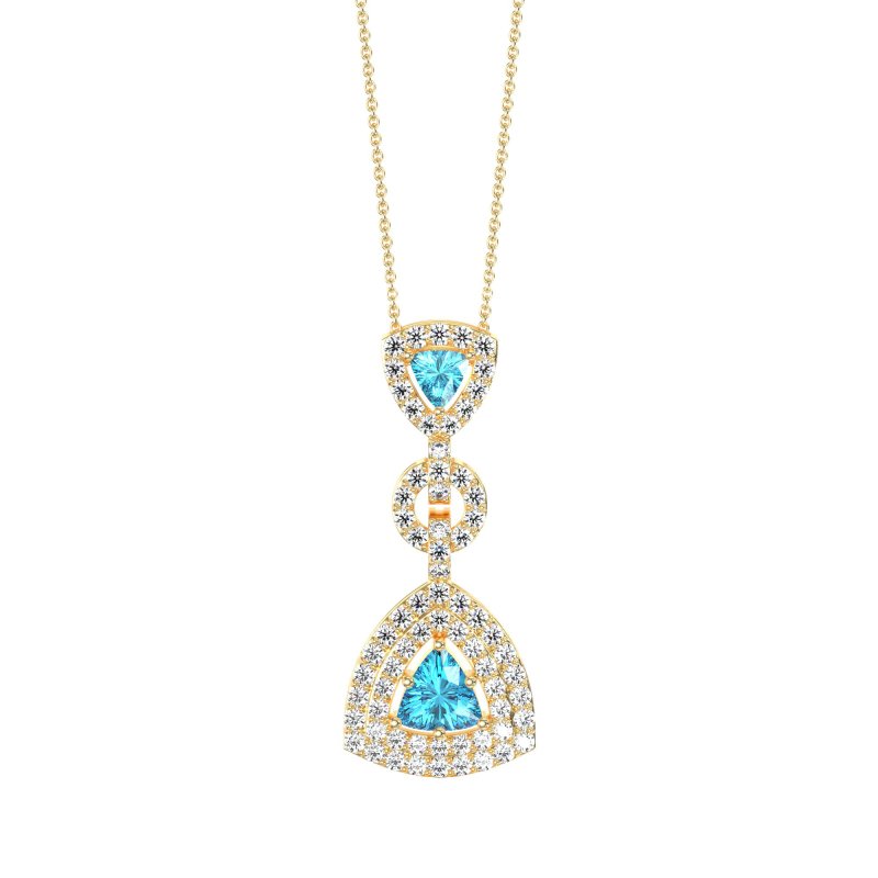 Studded Shovel Necklace