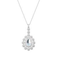 Art-Deco Tear Drop Necklace