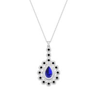 Art-Deco Tear Drop Necklace
