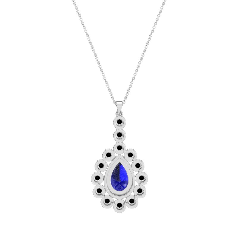 Art-Deco Tear Drop Necklace