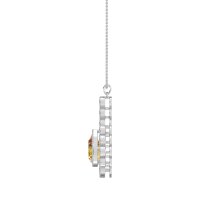 Art-Deco Tear Drop Necklace