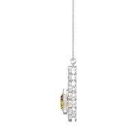 Art-Deco Tear Drop Necklace