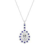 Art-Deco Tear Drop Necklace