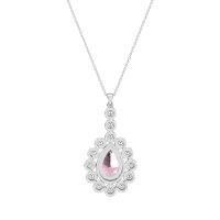 Art-Deco Tear Drop Necklace