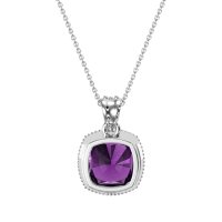 Art-Deco Cushion Necklace