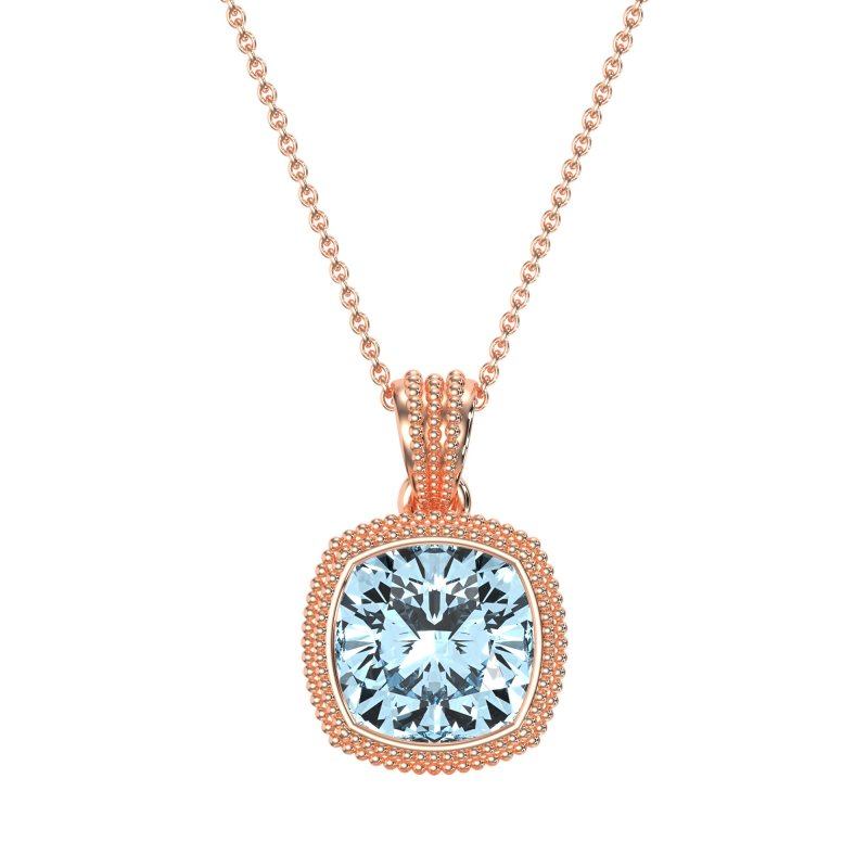 Art-Deco Cushion Necklace