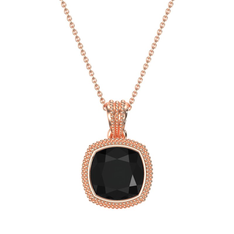 Art-Deco Cushion Necklace