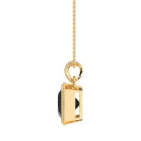 Art-Deco Cushion Necklace