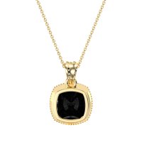 Art-Deco Cushion Necklace
