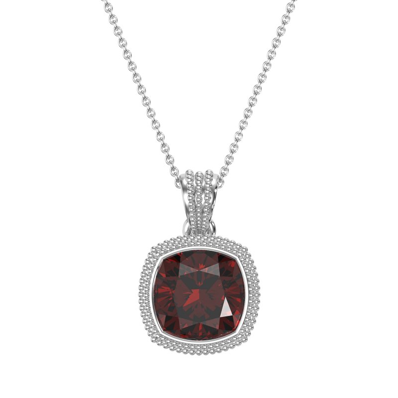 Art-Deco Cushion Necklace