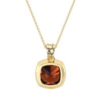 Art-Deco Cushion Necklace